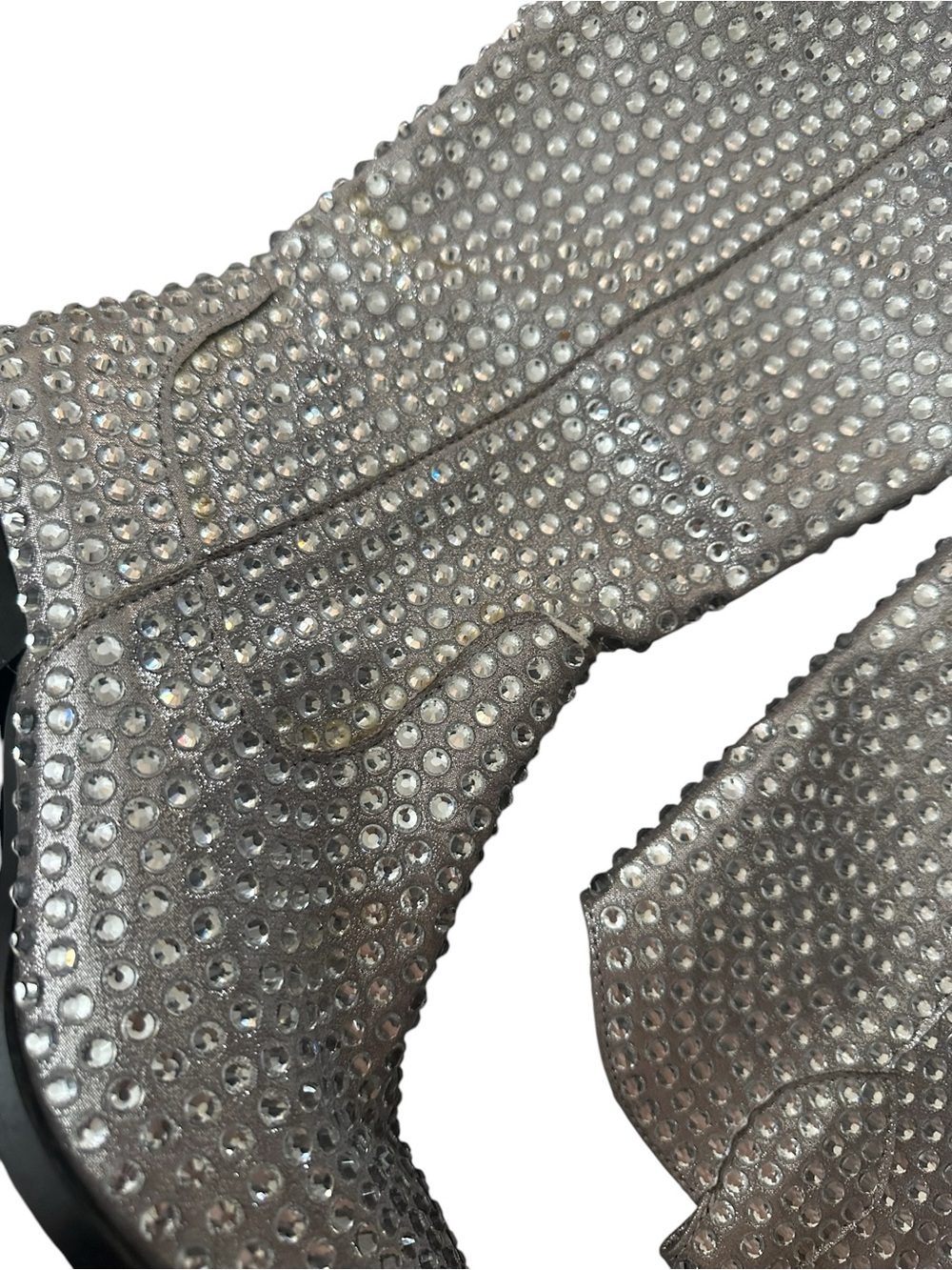 Blue by Betsey Johnson Randy Rhinestone Cowboy Boots 8 - Picture 11 of 14
